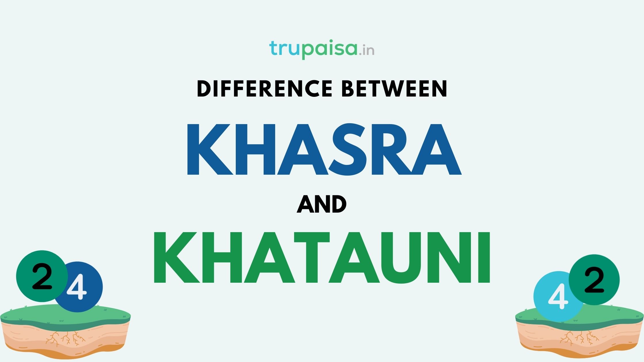 Difference between Khasra & Khatauni